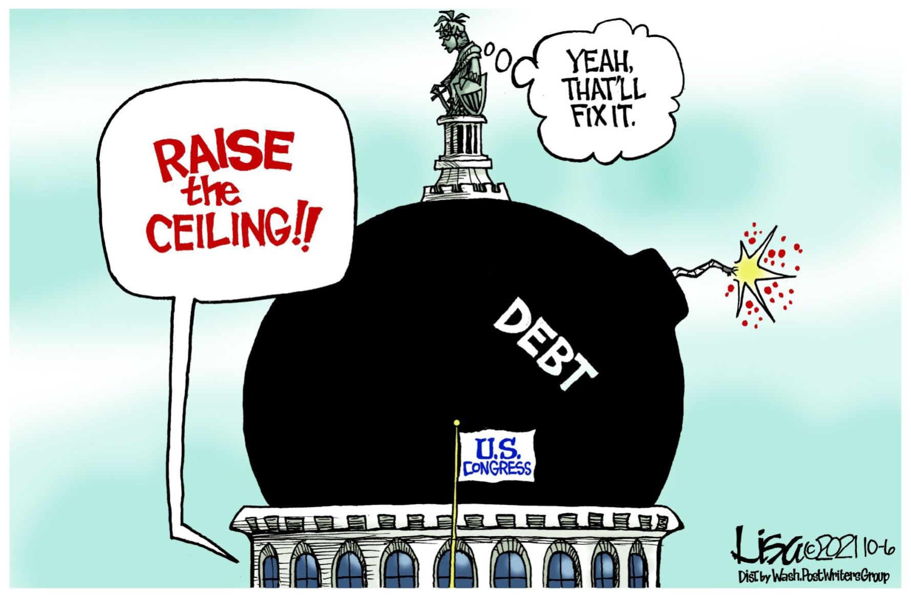 Lisa Benson cartoon